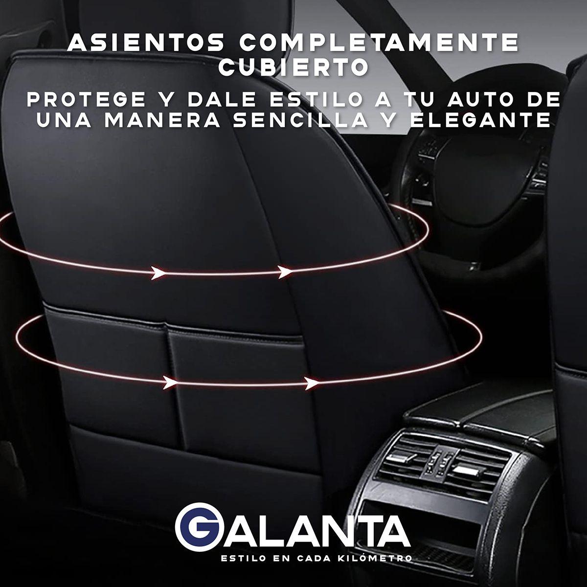 Funda Cubre Asiento Ecocuero Galanta Set 5 Asientos Luxury-4