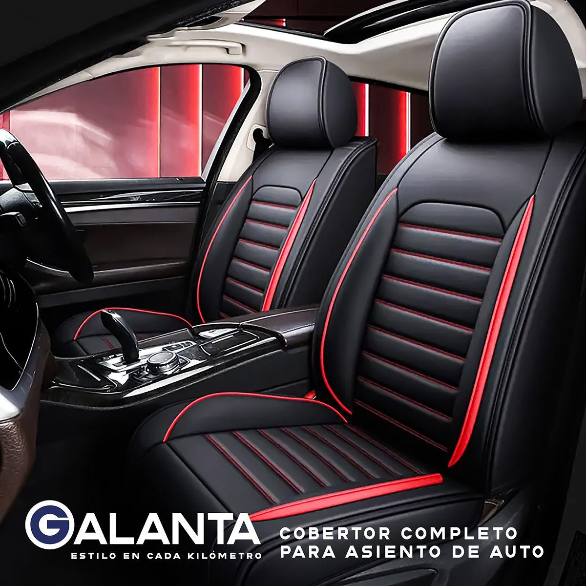 Funda Cubre Asiento Ecocuero Galanta Set 5 Asientos Luxury-7