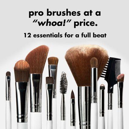 Professional Set of 12 Makeup Brushes | ELF Cosmetics-3