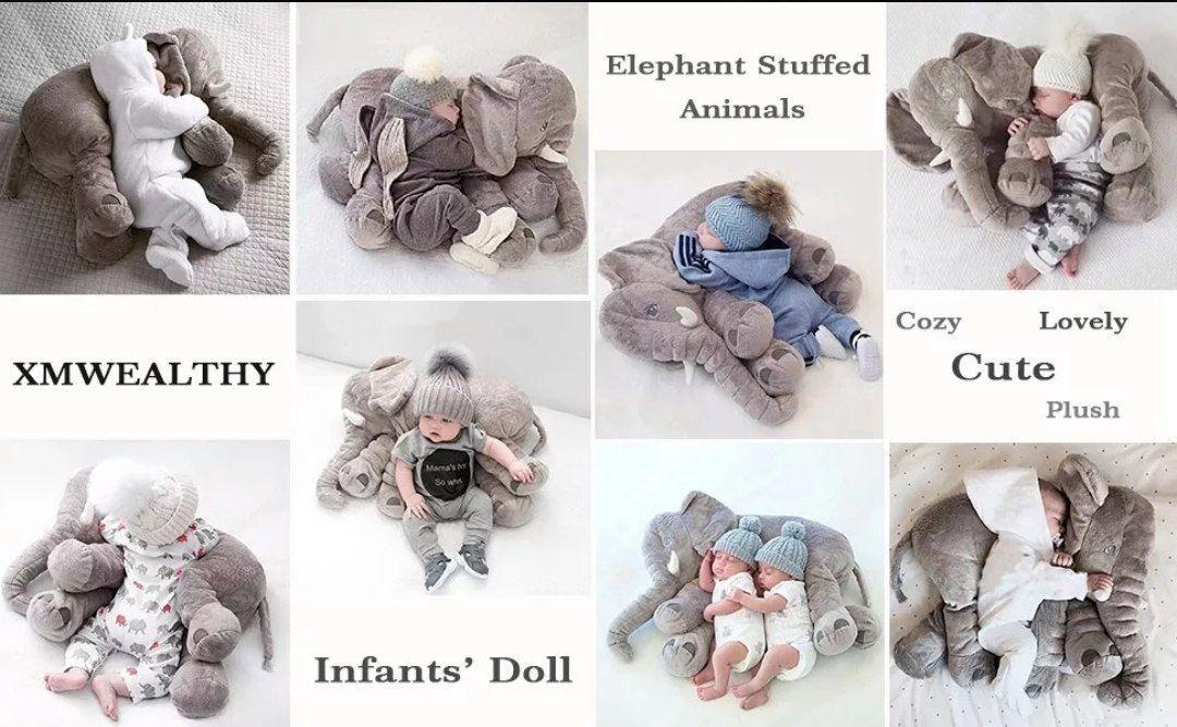Peluche Elefante de Apego almohada bebé-2