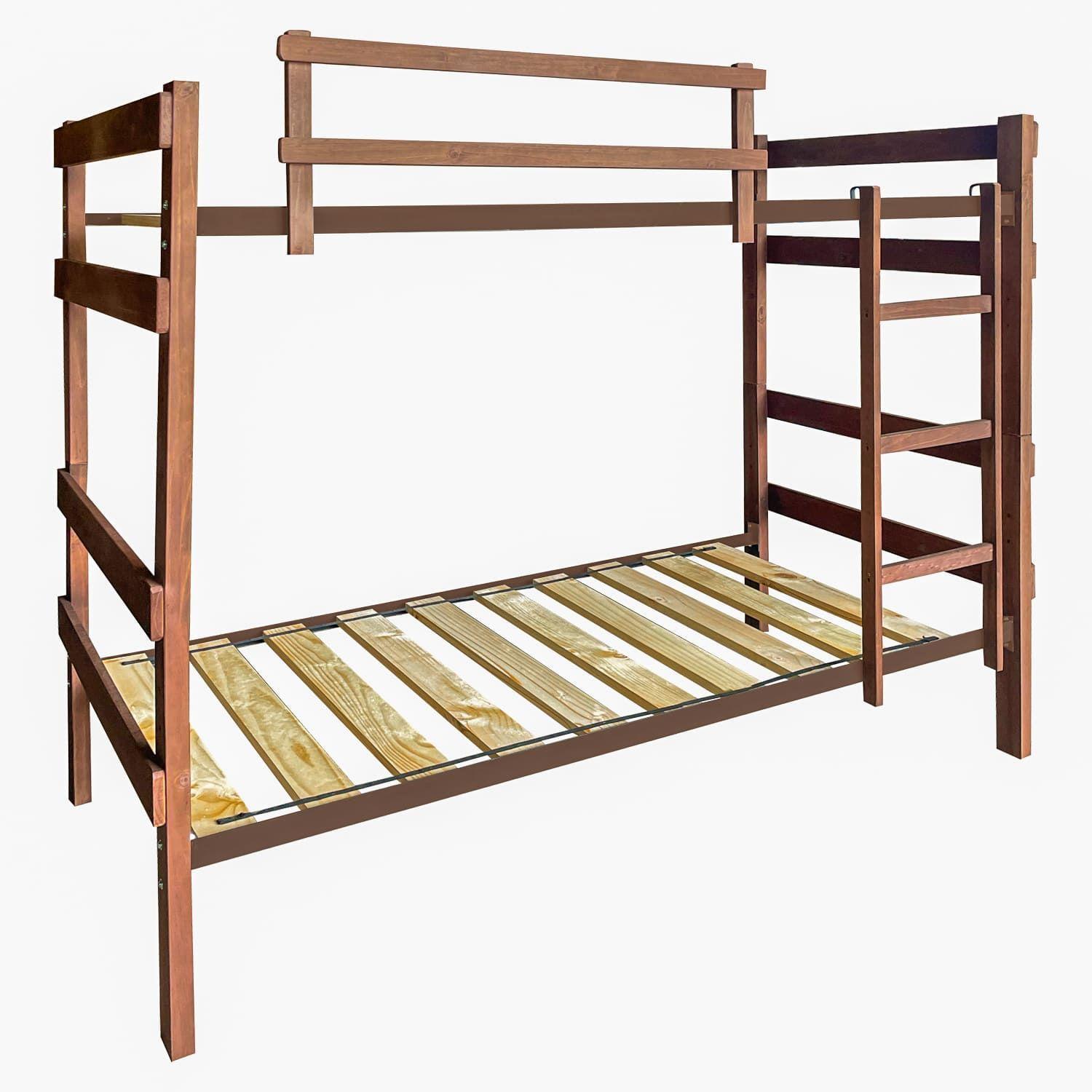 Camarote Newen Chocolate 1 plaza Desmontable-2