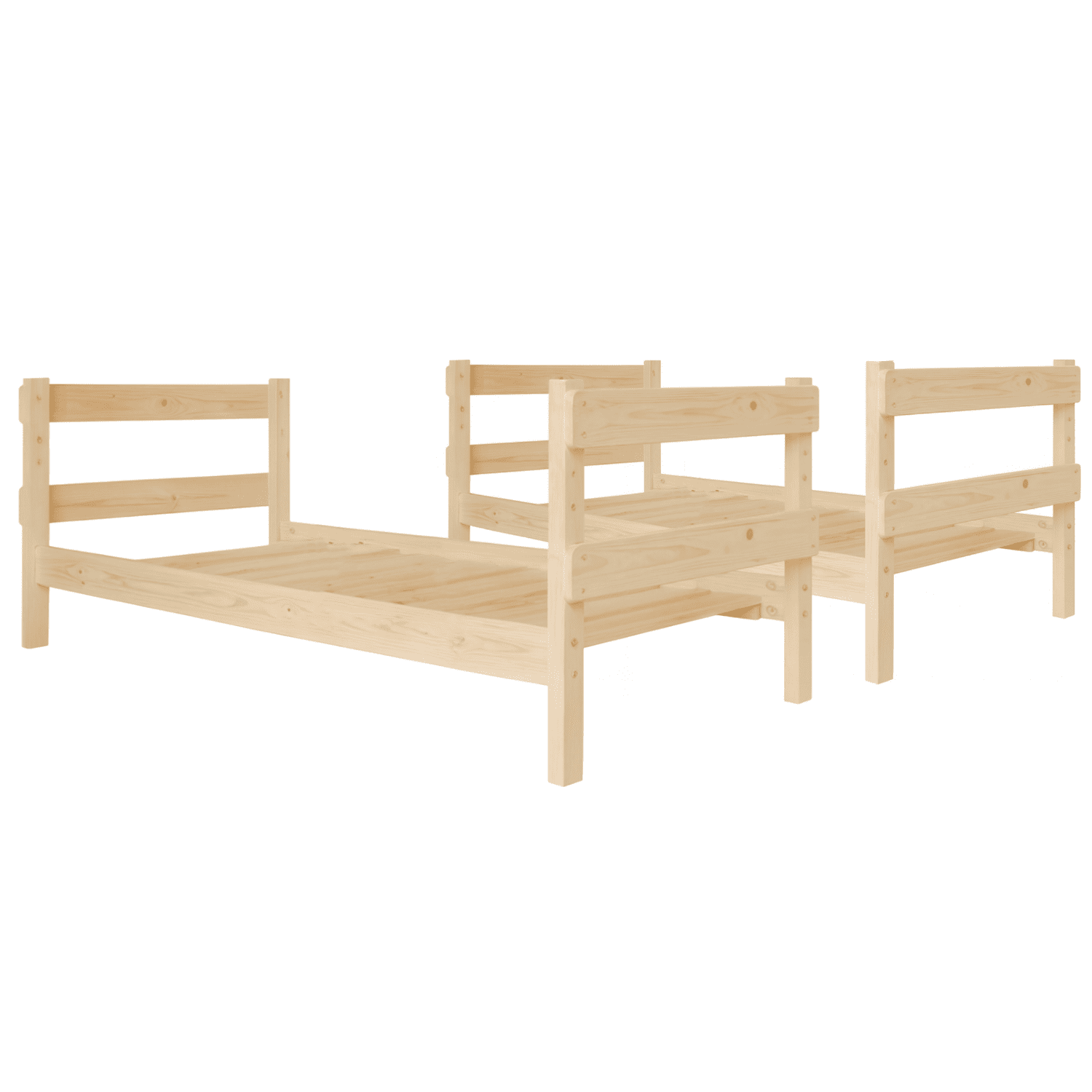 Camarote de Madera Newen Crudo 1 Plaza-4