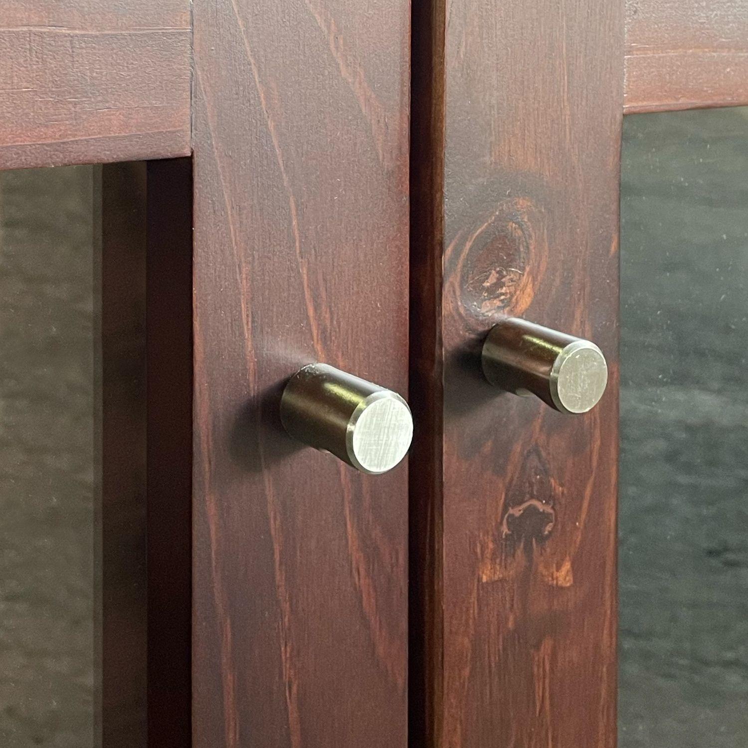 Buffet New Barcelona Rectangular Vidrio Puerta Madera-4