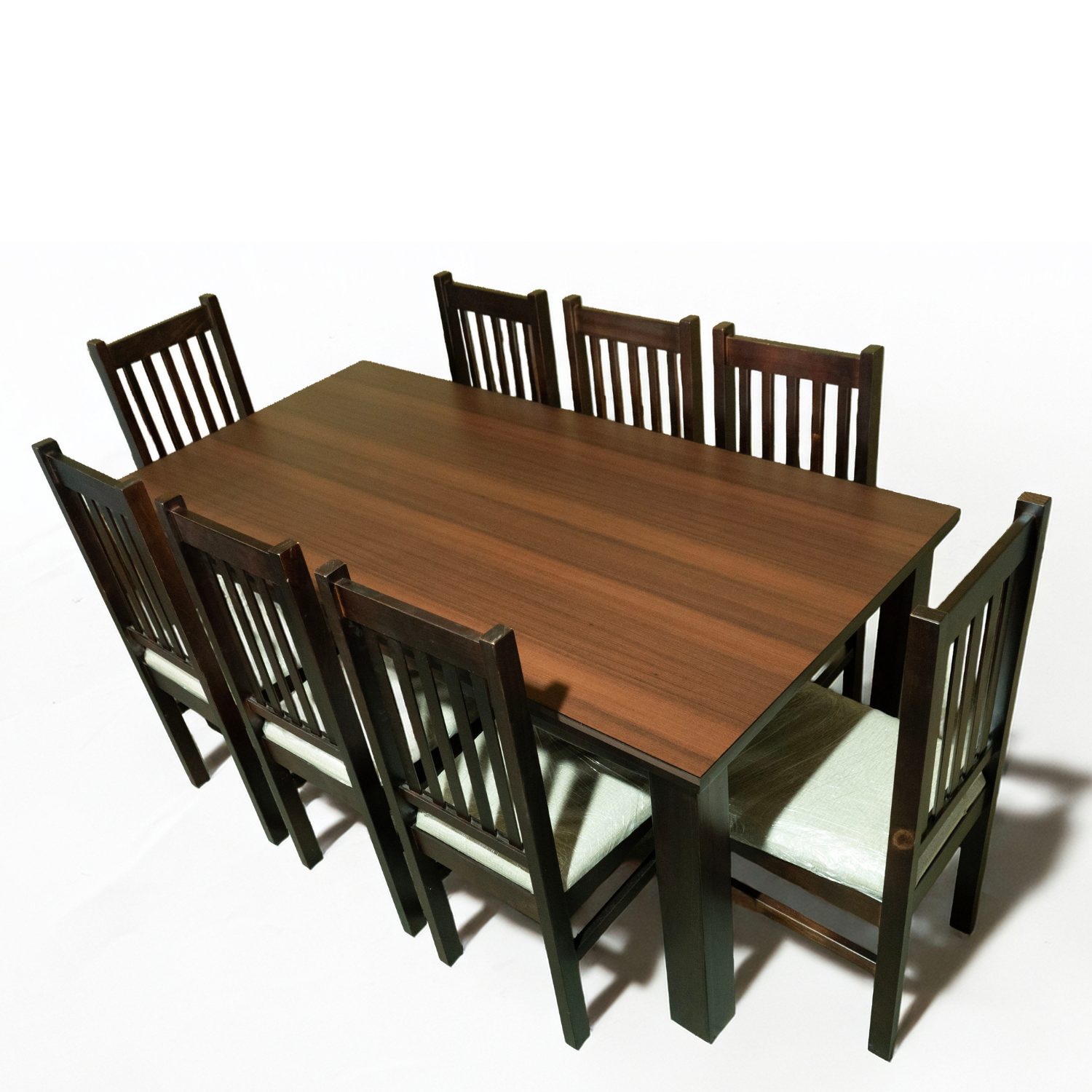Juego de Comedor New Praga 8 Sillas Mesa 180 cm Rectangular chocolate-3