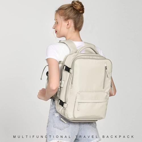 Mochila De Viaje Impermeable para Laptop Grande y Antirrobo-1