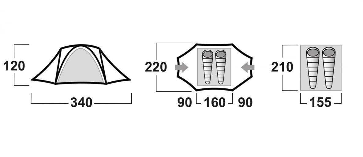 Carpa Husky Extreme Falcon 2-5