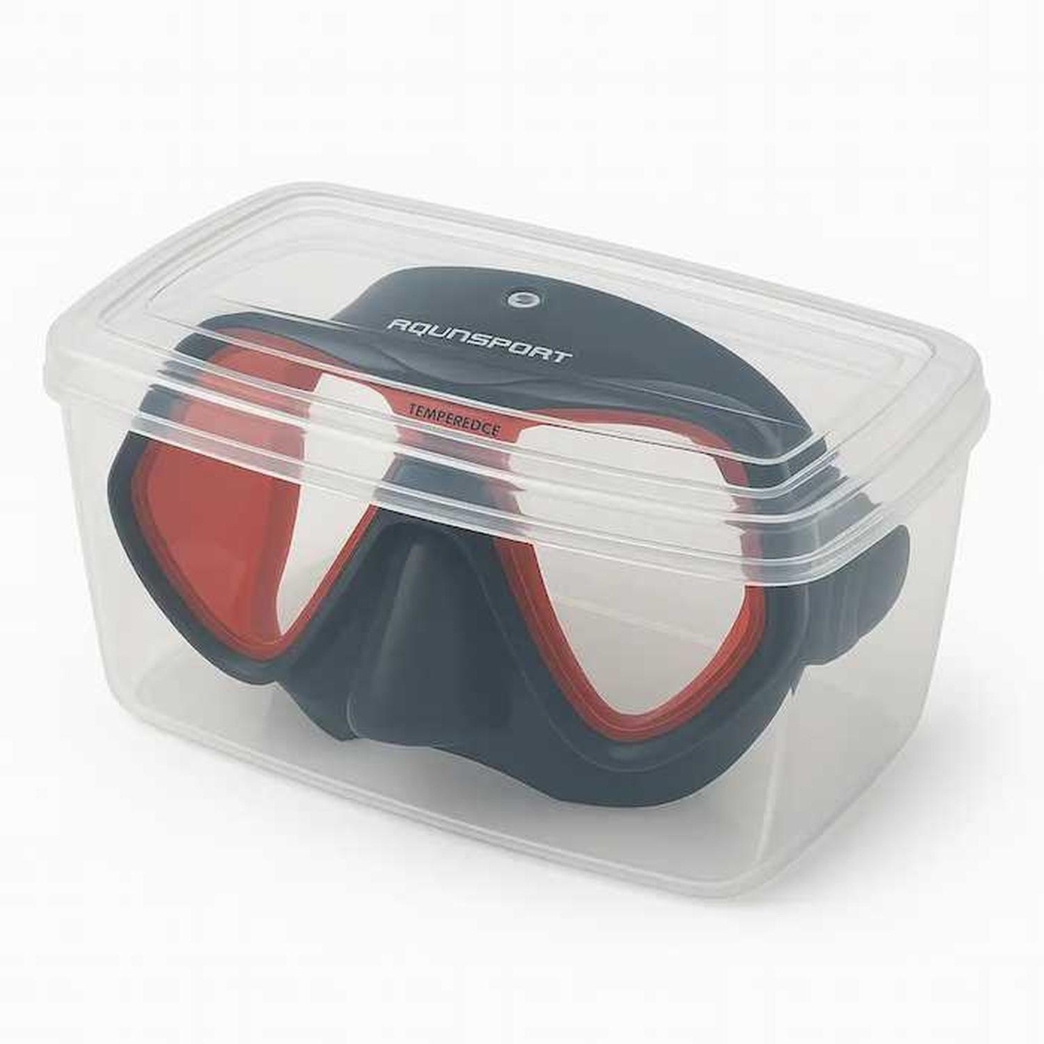 Máscara De Buceo Full Vision Pro Cristal Filtro Rojo -4