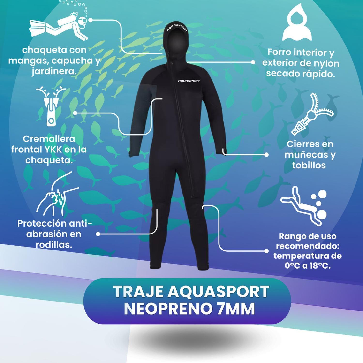 Traje Buceo Aquasport Espesor 7mm-3