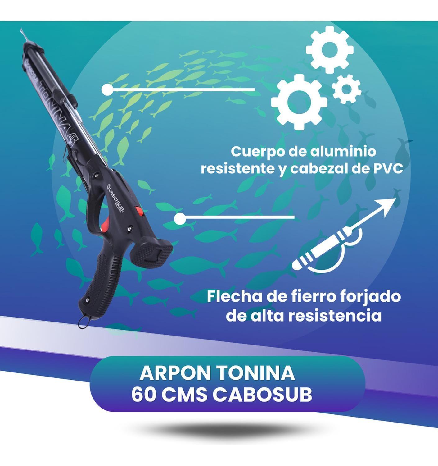 Arpón Cabosub Tonina 60cm Precisión Y Potencia En La Pesca-5