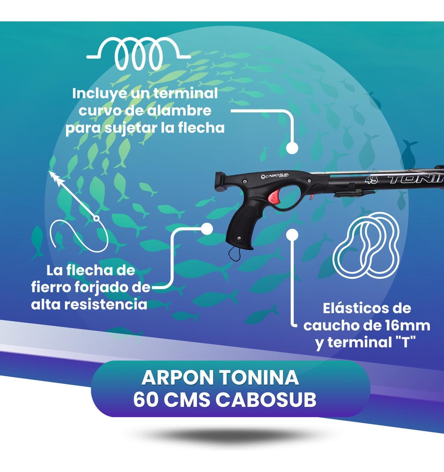 Arpón Cabosub Tonina 60cm Precisión Y Potencia En La Pesca-6
