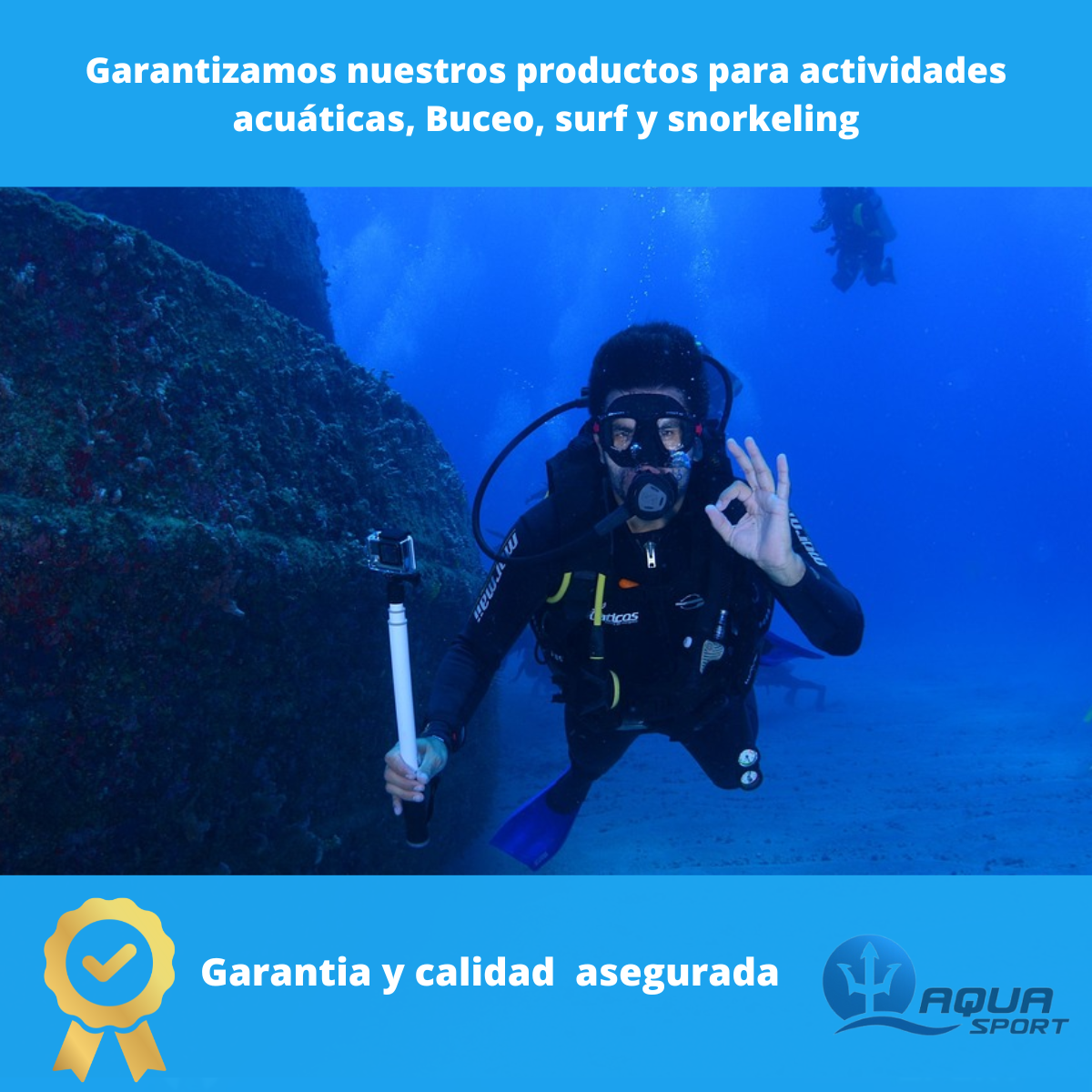 Pack de Buceo Modelo Dolphin Silicona-1