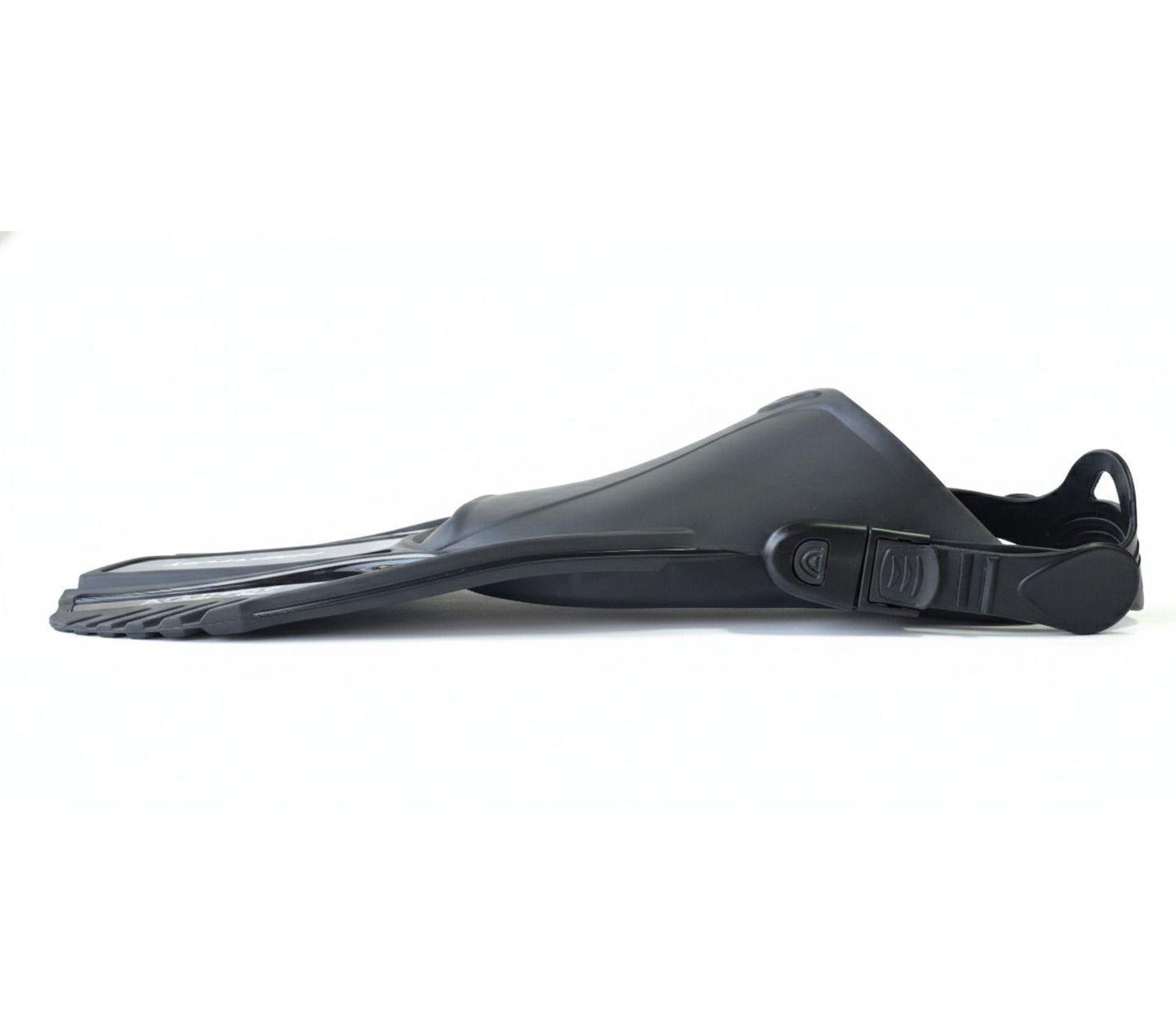 Aletas Natación Snorkel Aquasport Velocity Pala Media Ajustable-4