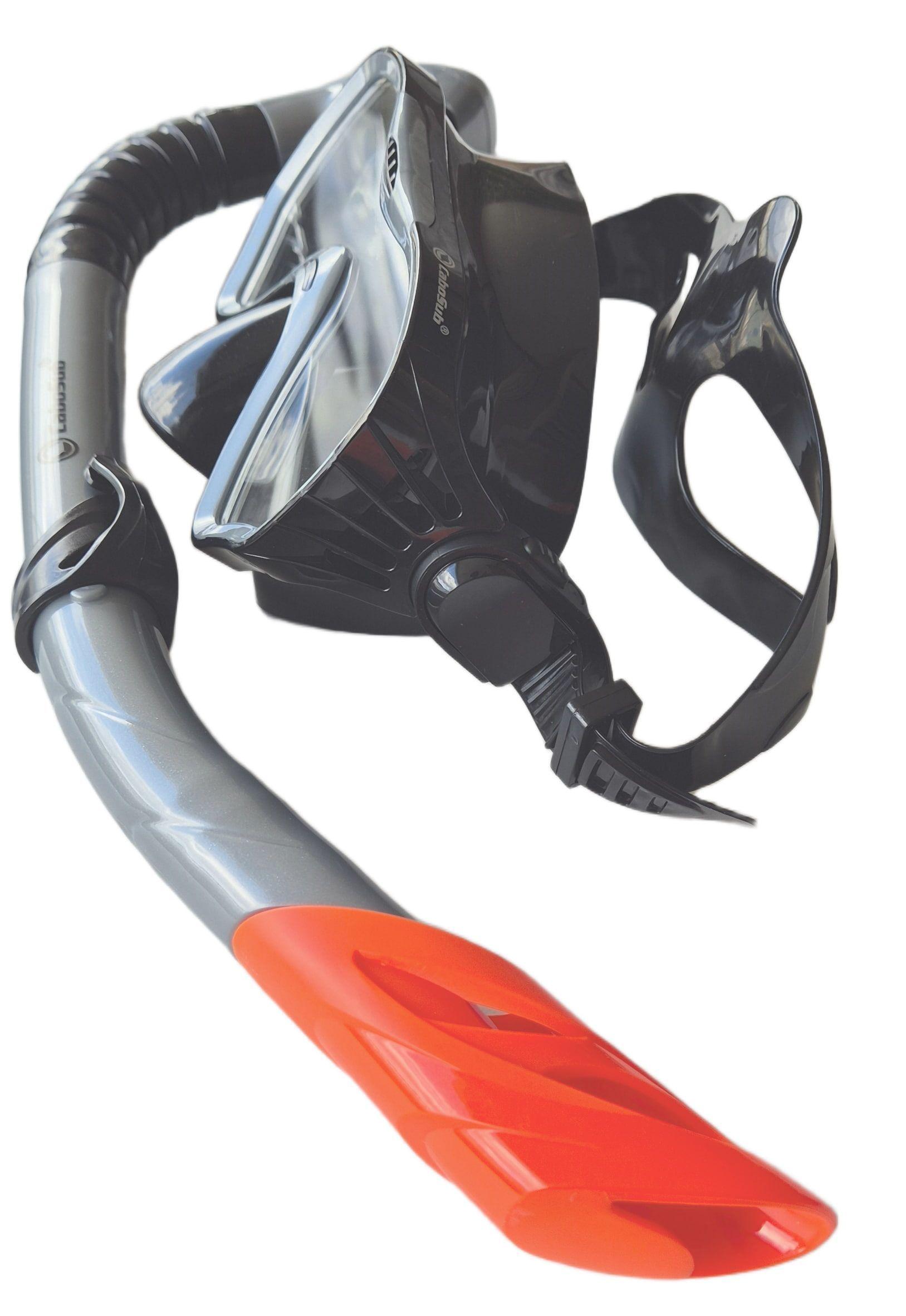 KIT SNORKELING PROFESIONAL SHARK CABOSUB - GRIS-5