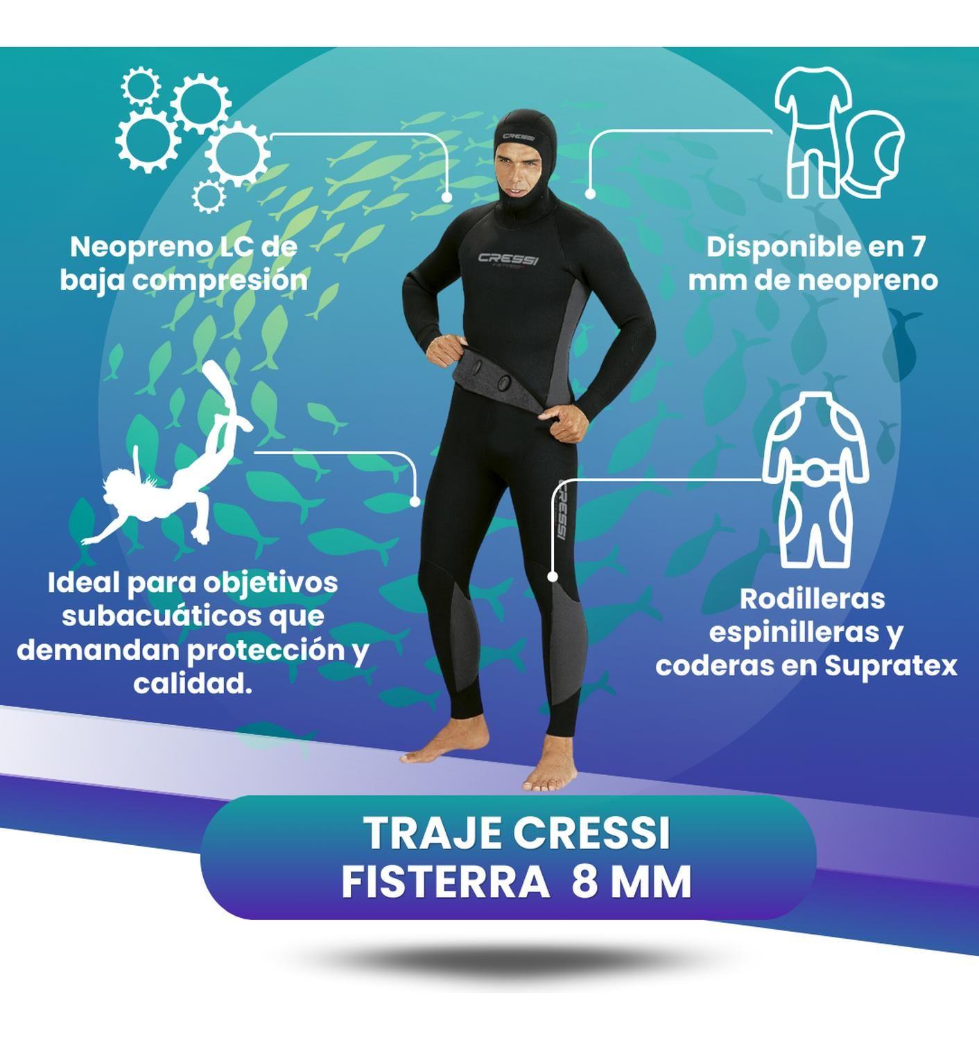 Traje Buceo Neopreno Cressi 8 Mm Modelo Fisterra-2