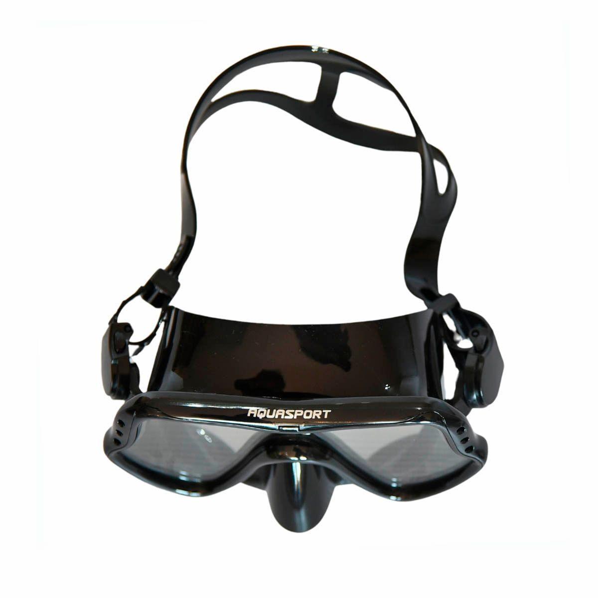 Mascara Buceo profesional Aquasport Full Vision Silicona-2