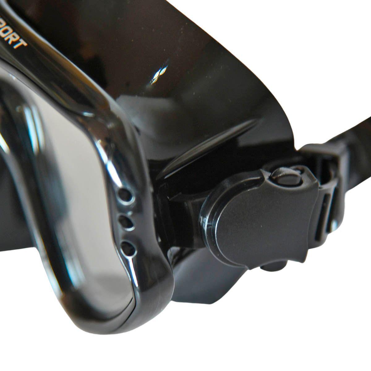 Mascara Buceo profesional Aquasport Full Vision Silicona-3