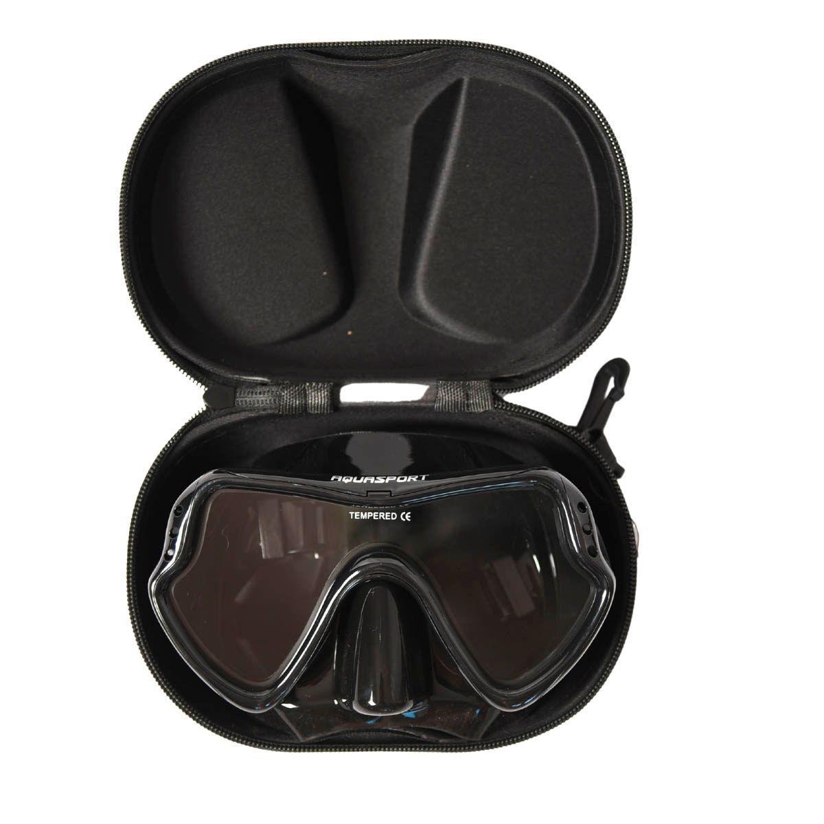 Mascara Buceo profesional Aquasport Full Vision Silicona-4