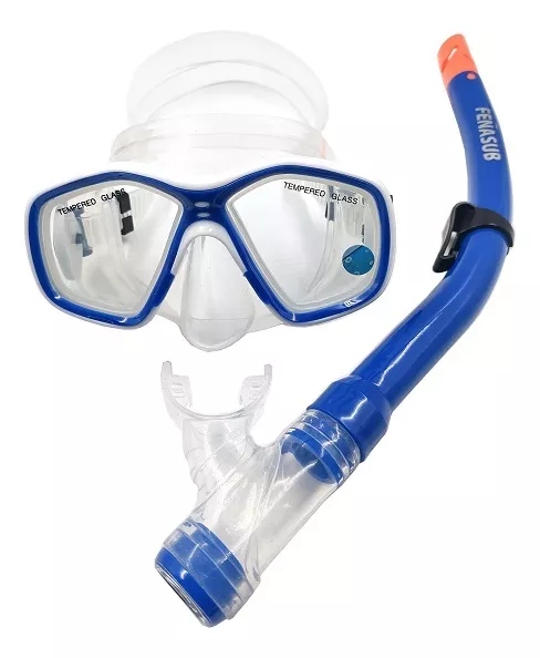 Set Niños Mascara Y Snorkel Feñasub-0