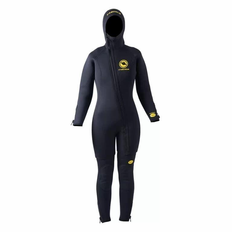 Pack Buceo Mujer Traje 7mm Mascara Aletas Botines-1