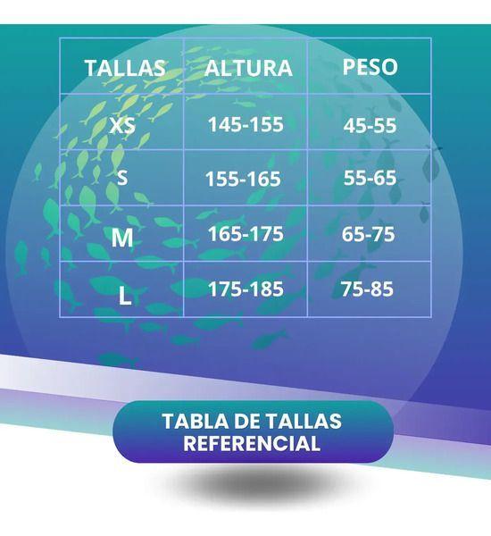 Traje Buceo Mujer Americano 7mm-4