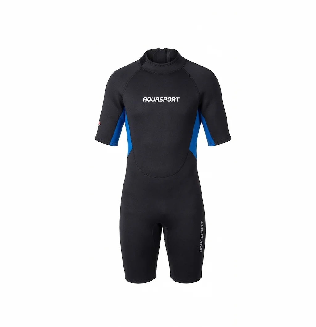 Traje Neopreno Shorty Aquasport Explorer Buceo Surf Snorkel-3