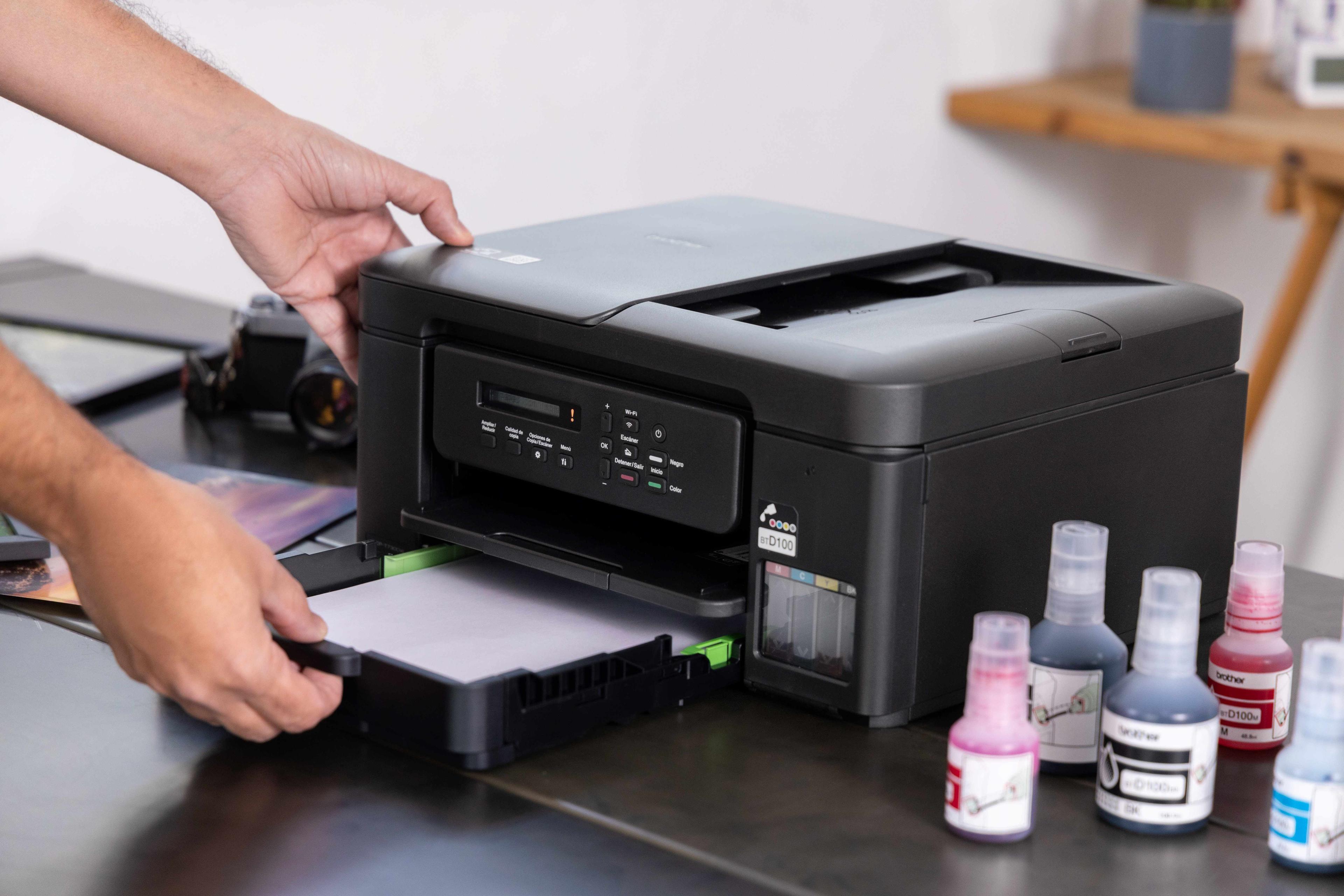 Impresora Multifuncional Brother Tinta Dcp-t730dw Duplex Adf-4