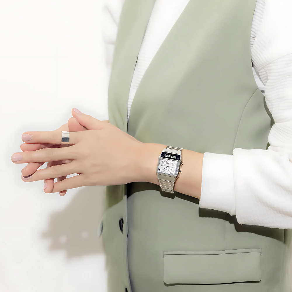 Reloj Casio AQ-800E-7A Unisex - Análogo Digital-3