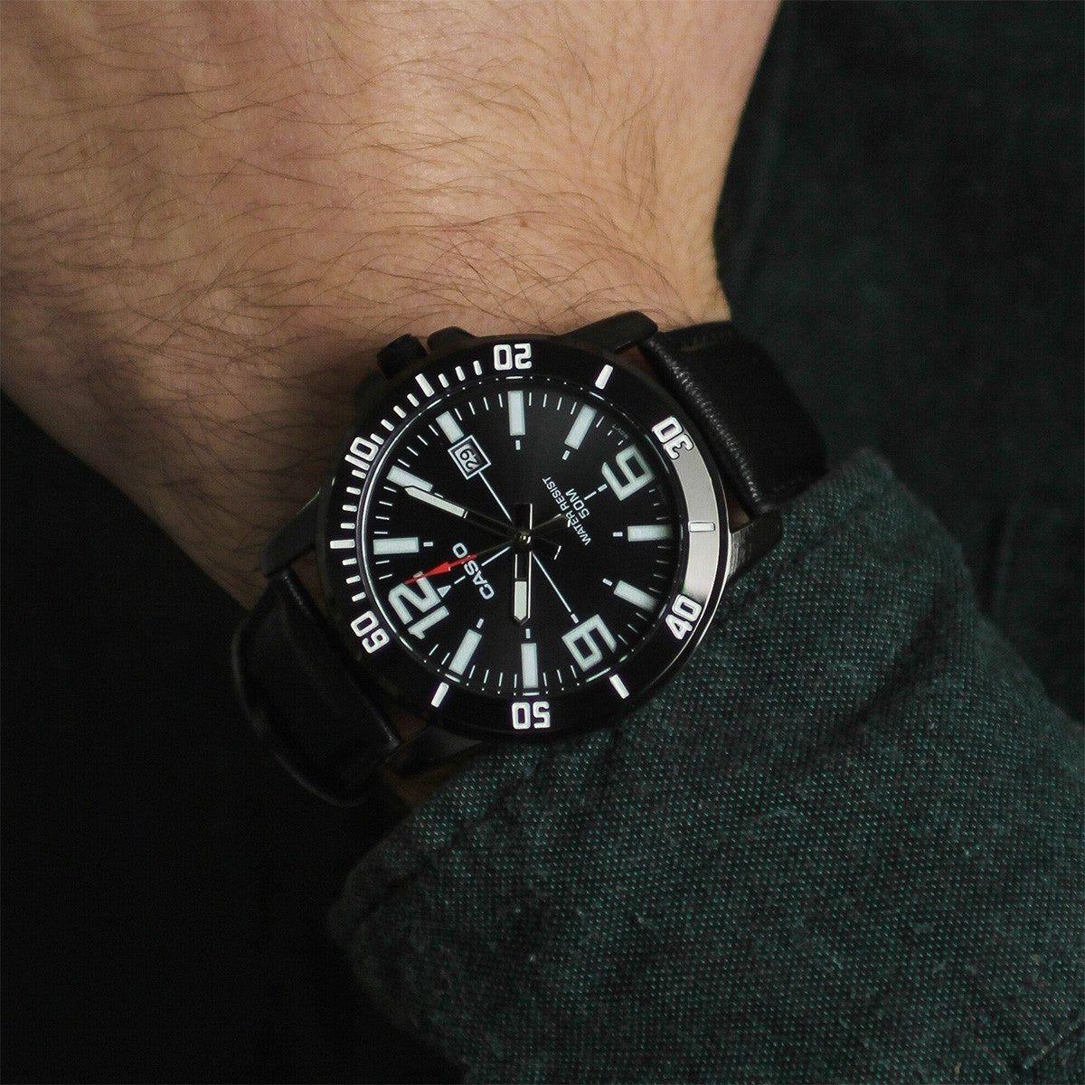 Reloj Casio MTP-VD01BL-1BV Hombre - Análogo-2