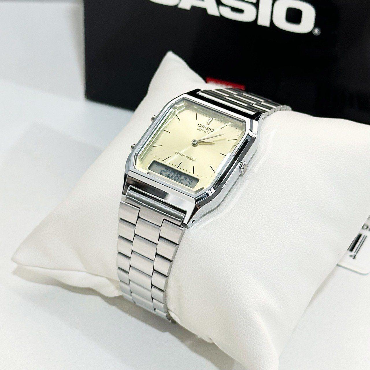 Reloj Casio AQ-230A-9A Unisex - Análogo Digital-4
