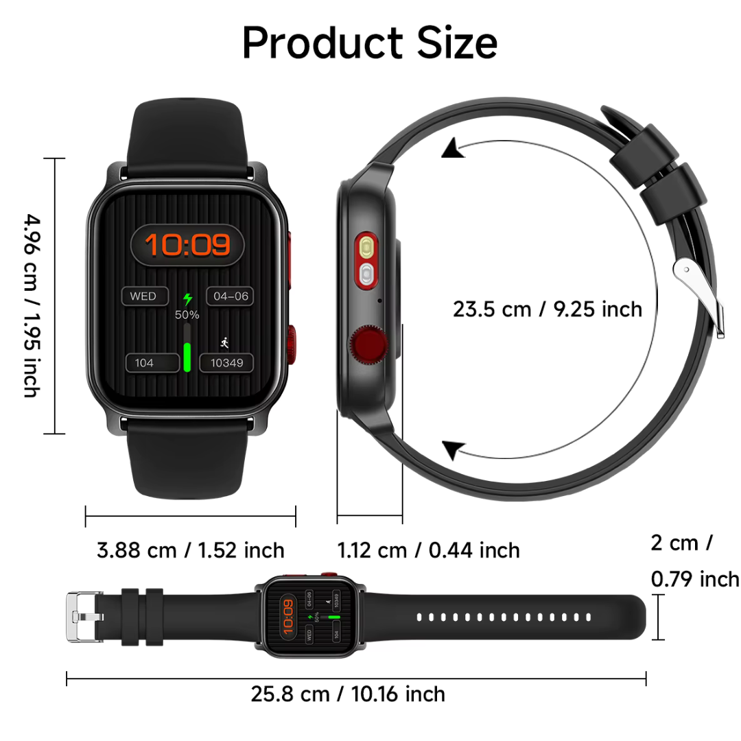 SmartWatch XBits X-HT23-N Unisex para Android o iOS-3