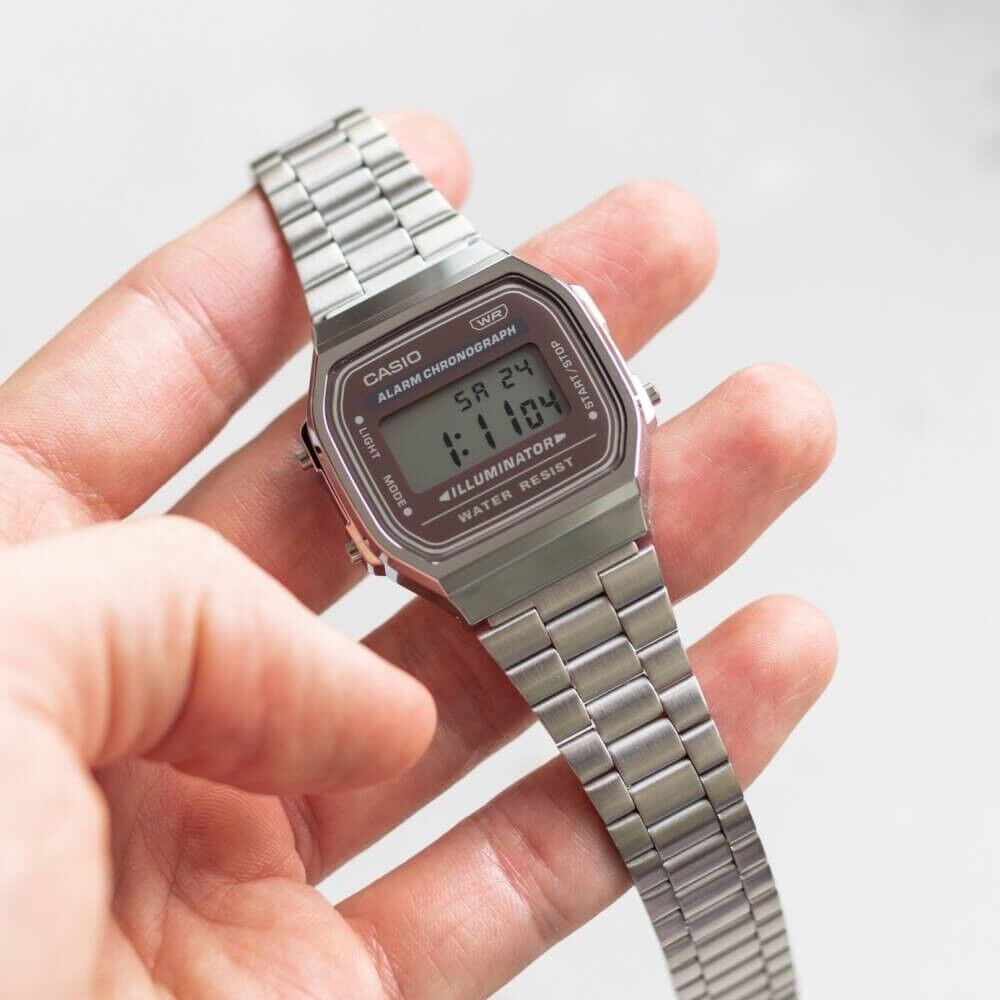 Reloj Casio Vintage A-168WA-5AY Unisex - Digital-4