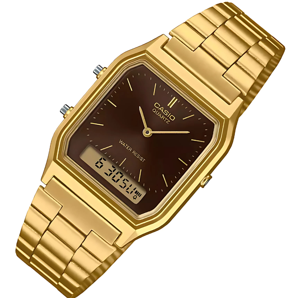 Reloj Casio AQ-230GA-5A Unisex - Análogo Digital-4