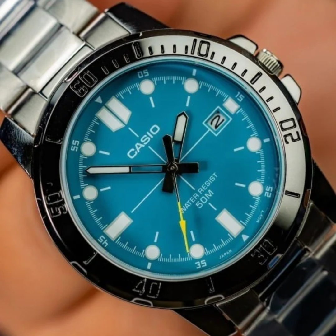 Reloj Casio MTP-VD01D-3E2V Hombre - Análogo-1
