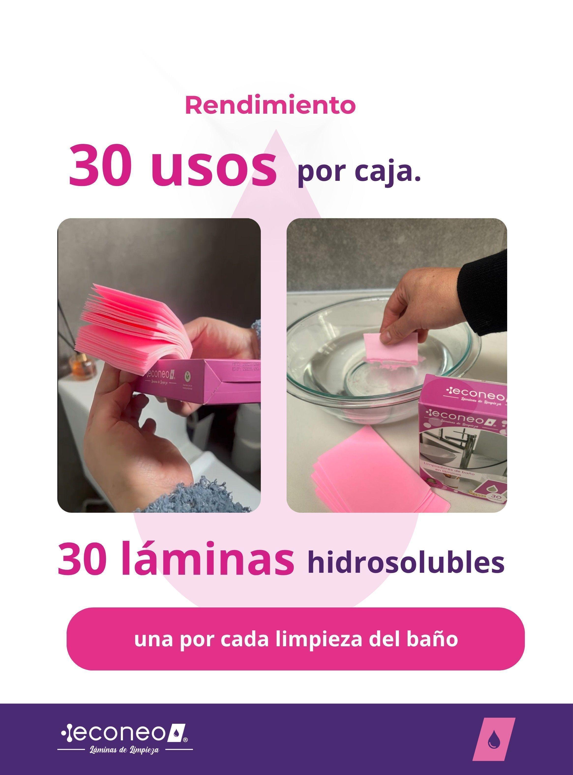 Econeo Limpiador Banos Laminas 30 Usos Sin Plastico-5