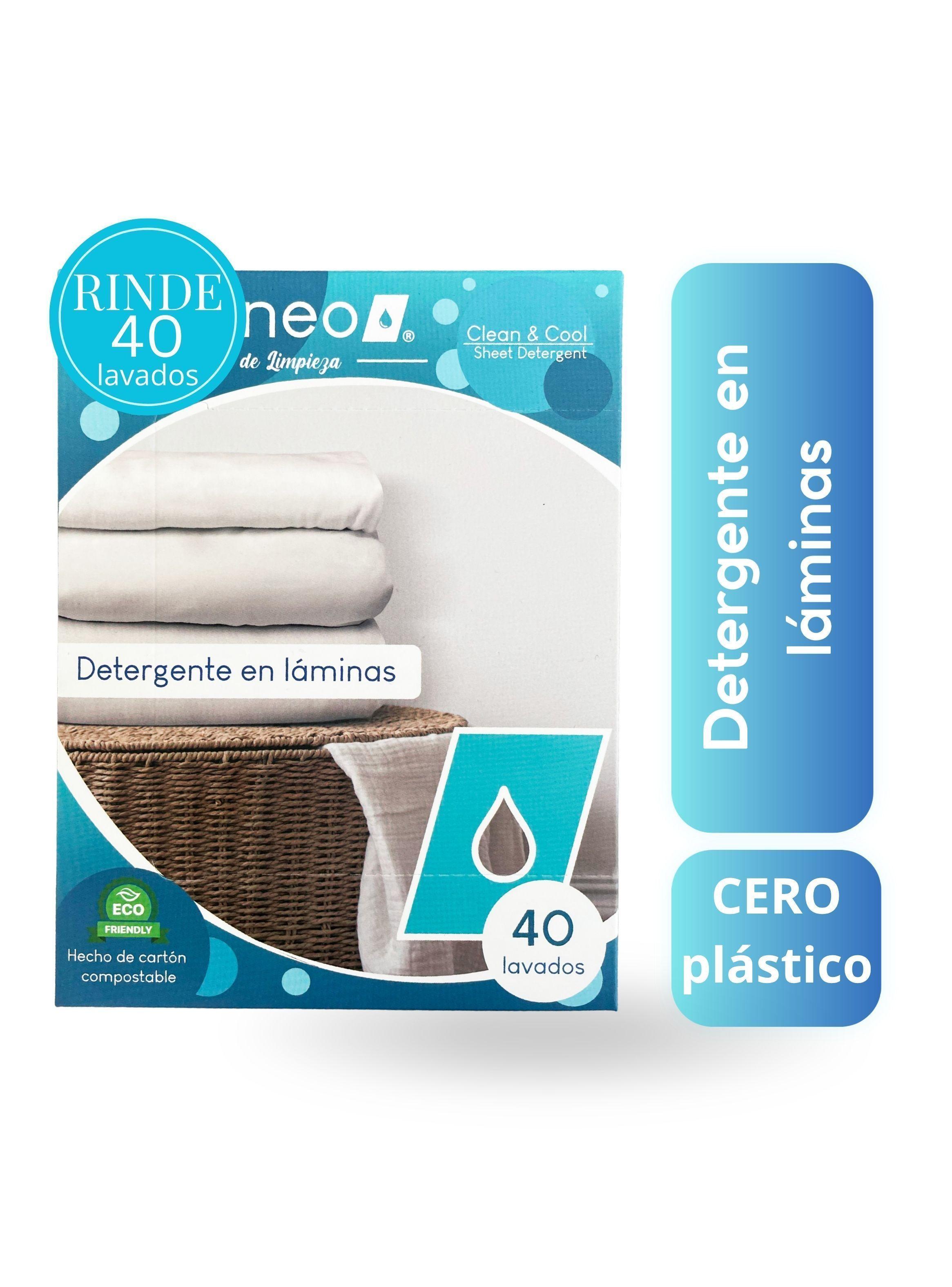 Econeo Detergente Ropa Laminas 40 Lavados Sin Plastico-1