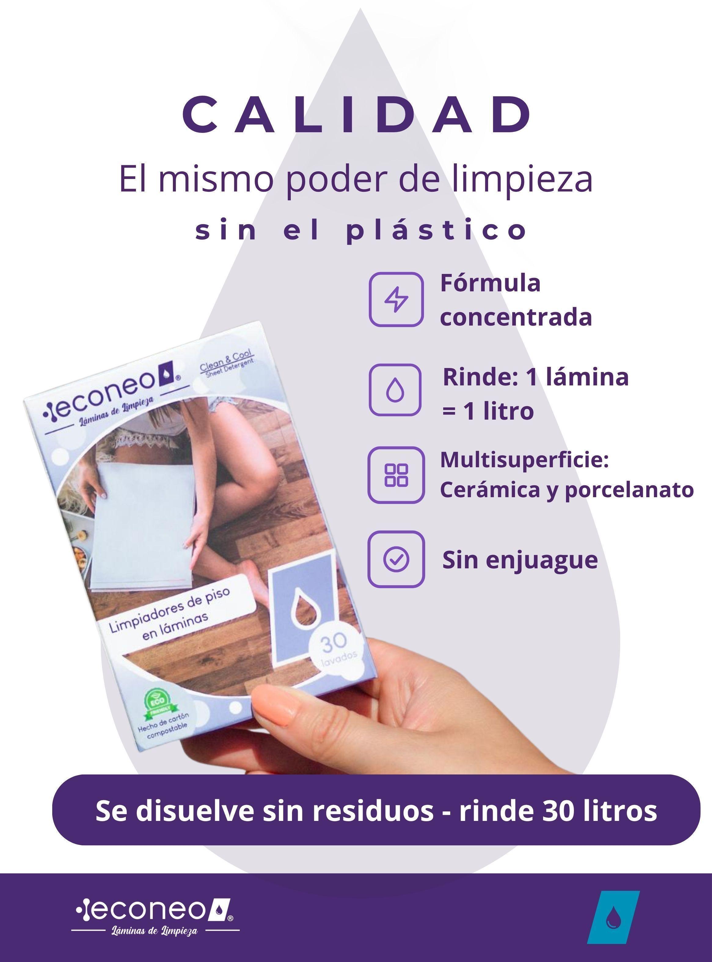 Econeo Limpiador Pisos Laminas 30 Usos Sin Plastico-3