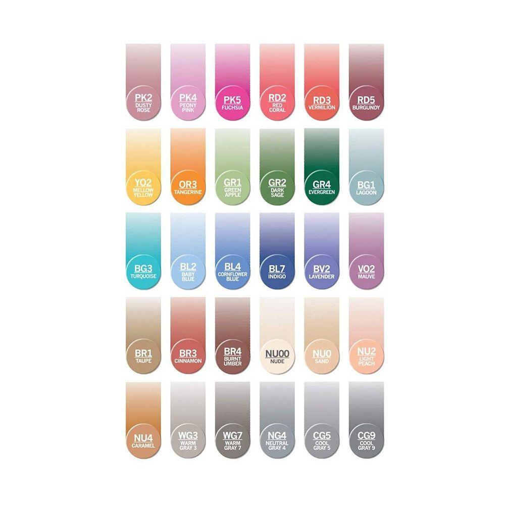 Chameleon Color Tones - Set 30 Marcadores-5