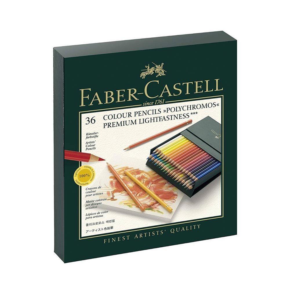 Faber-Castell Polychromos - Set 36 Lápices de Colores Gift Box-0