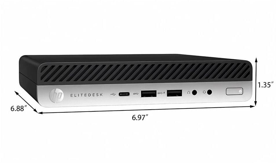 Micro CPU HP EliteDesk 800 G3 (WIFI) - Core I5 - 8Gb - 500Gb HDD Reacondicionado -2