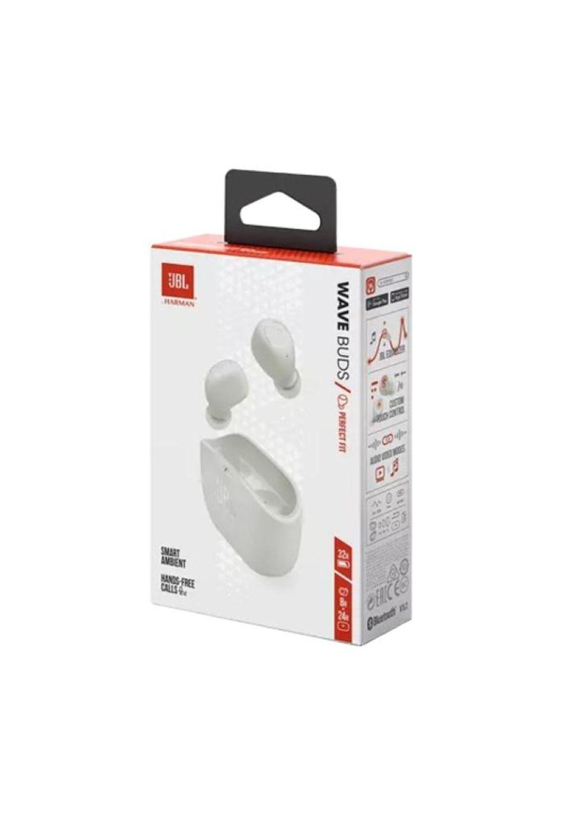 Audífonos JBL Inalámbricos Wave Buds Color Blanco-2