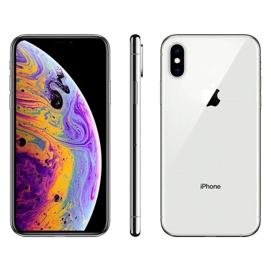 Iphone XS MAX - 64 GB - Silver - Reacondicionado A-1