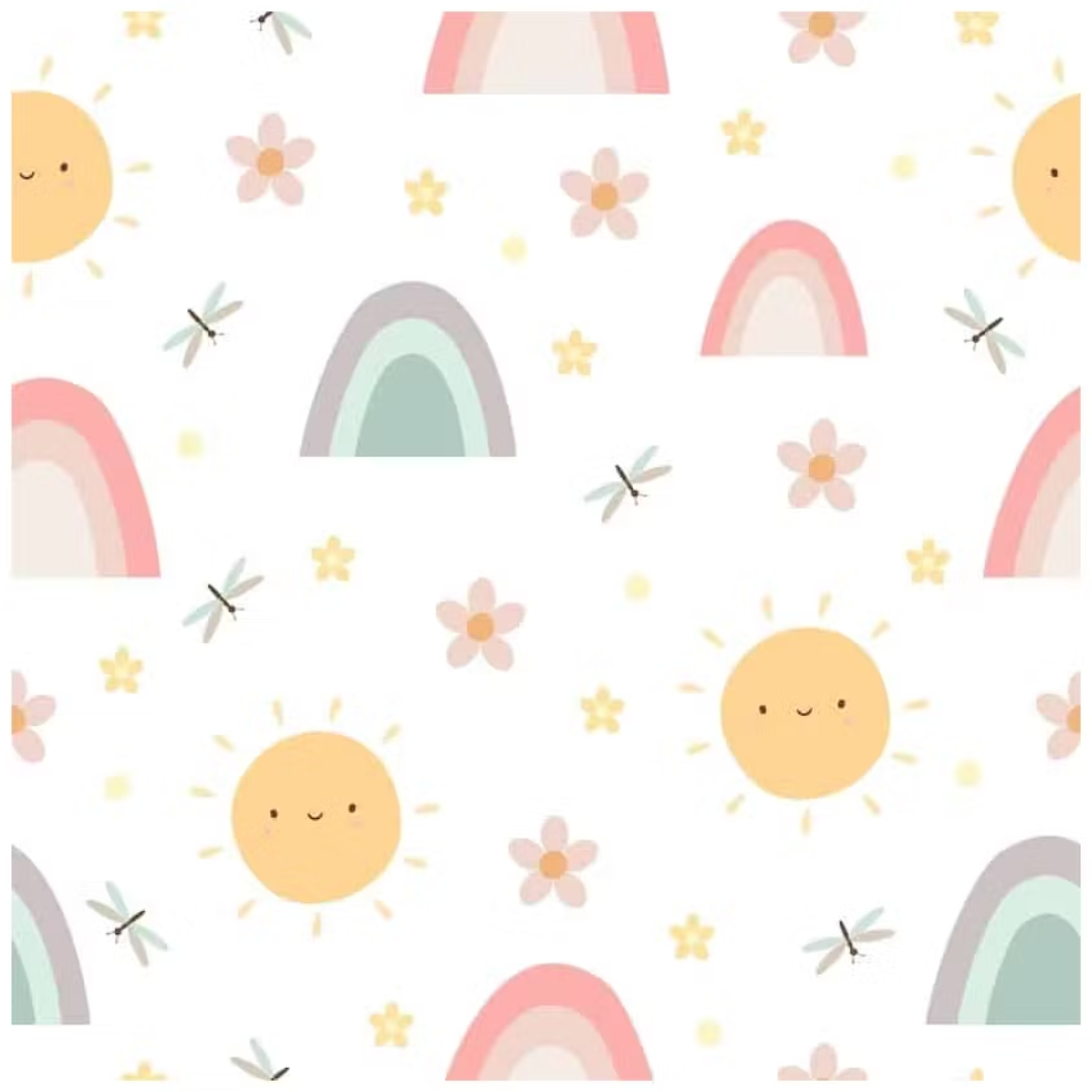 Juego de sabanas Algodón Rosa con funda Bordado bebé Niña-2