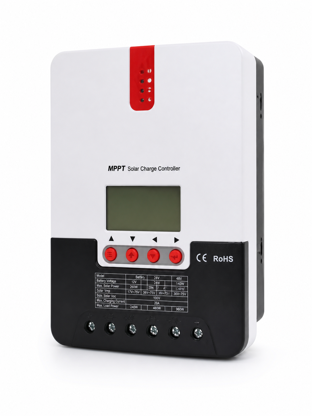 CONTROLADOR DE CARGA SOLAR MPPT 20A-0