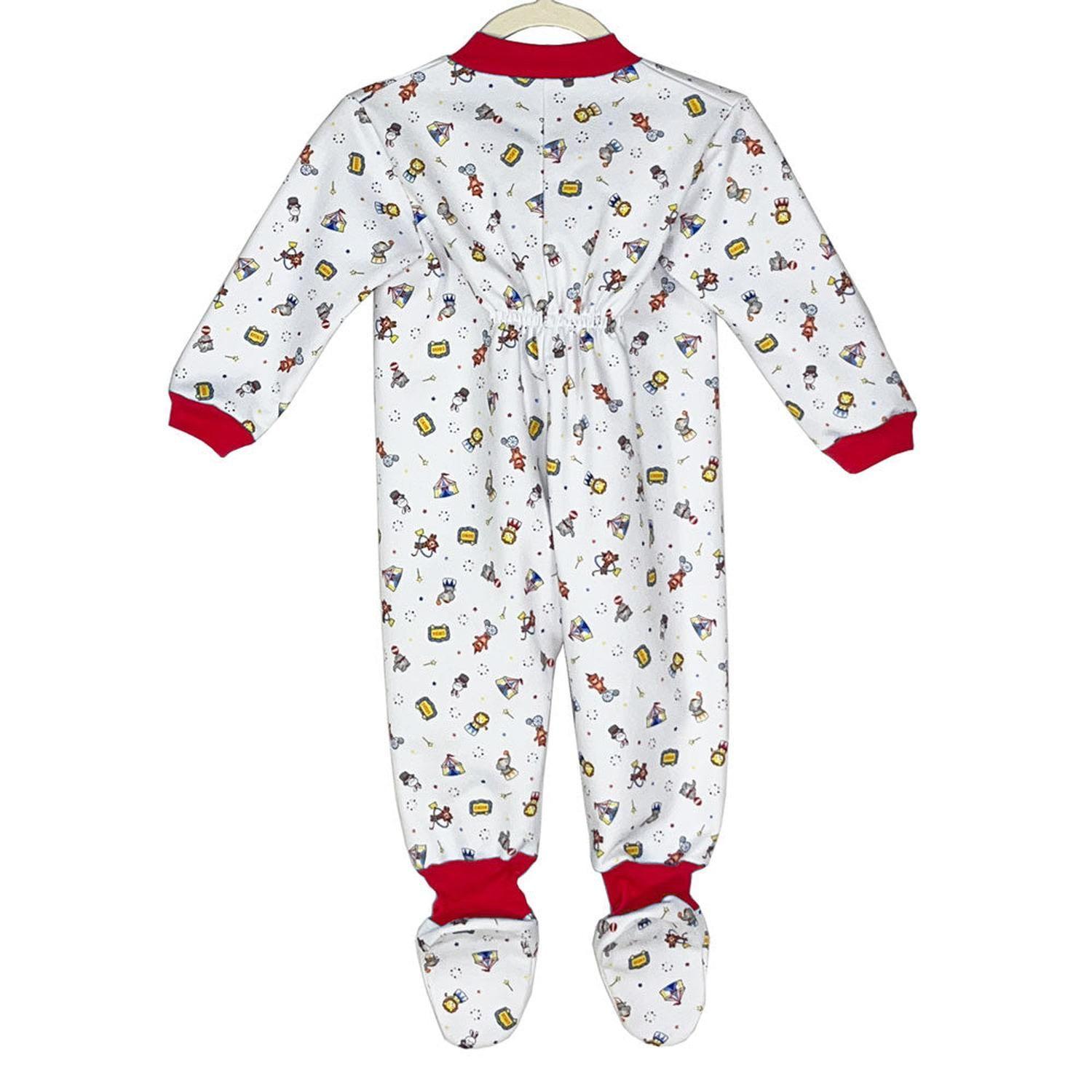 Pijama Bebé - Enterito Franela - Circo (Tallas 0 a 2)-1