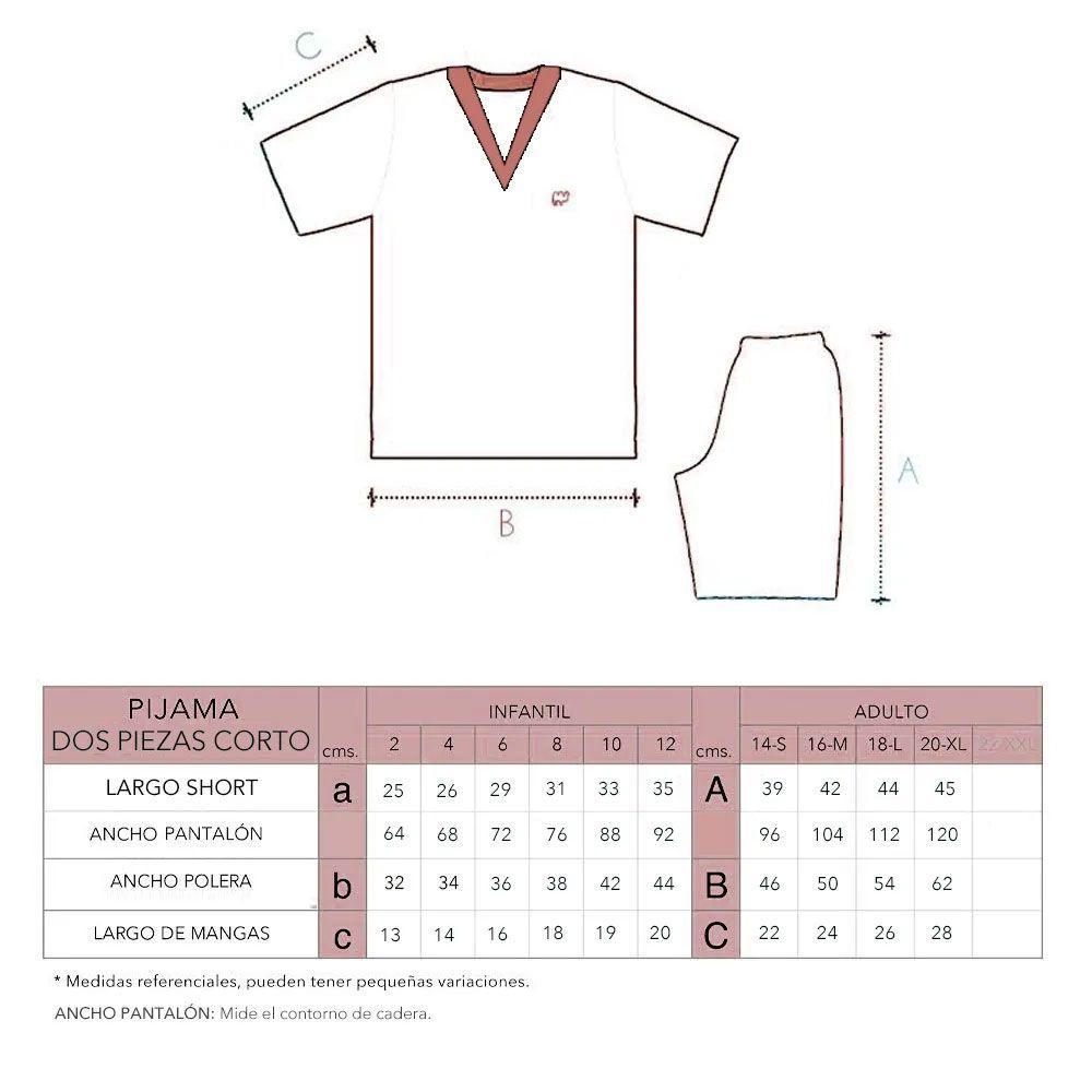 Pijama de Algodón 2 Piezas Corto -tallas 6 y 8- Conejita Flor -Pijamas Nabil--2