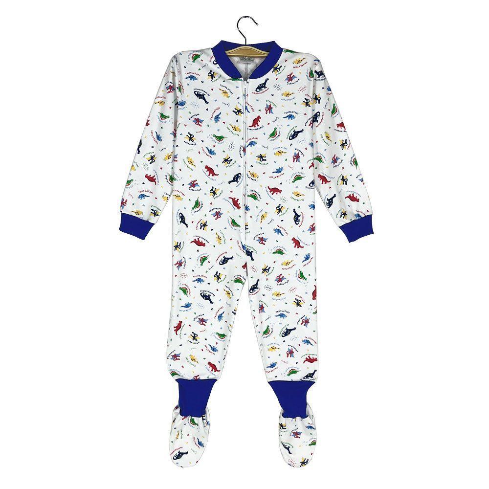 Enterito Algodón Infantil | 2 a 8 | Estampado Dinosaurios | Pijamas Nabil-0