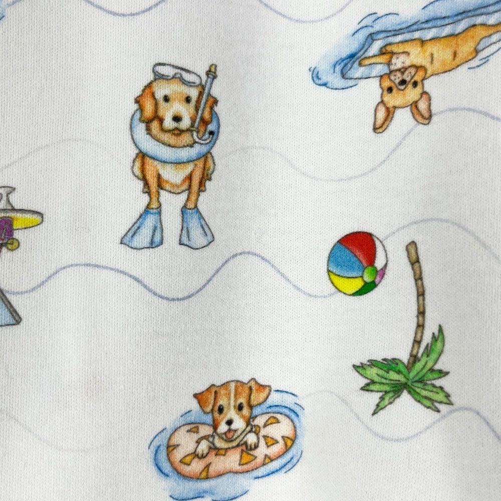 Pijama Enterito Infantil Algodon PERRITOS Tallas 10 y 12-2