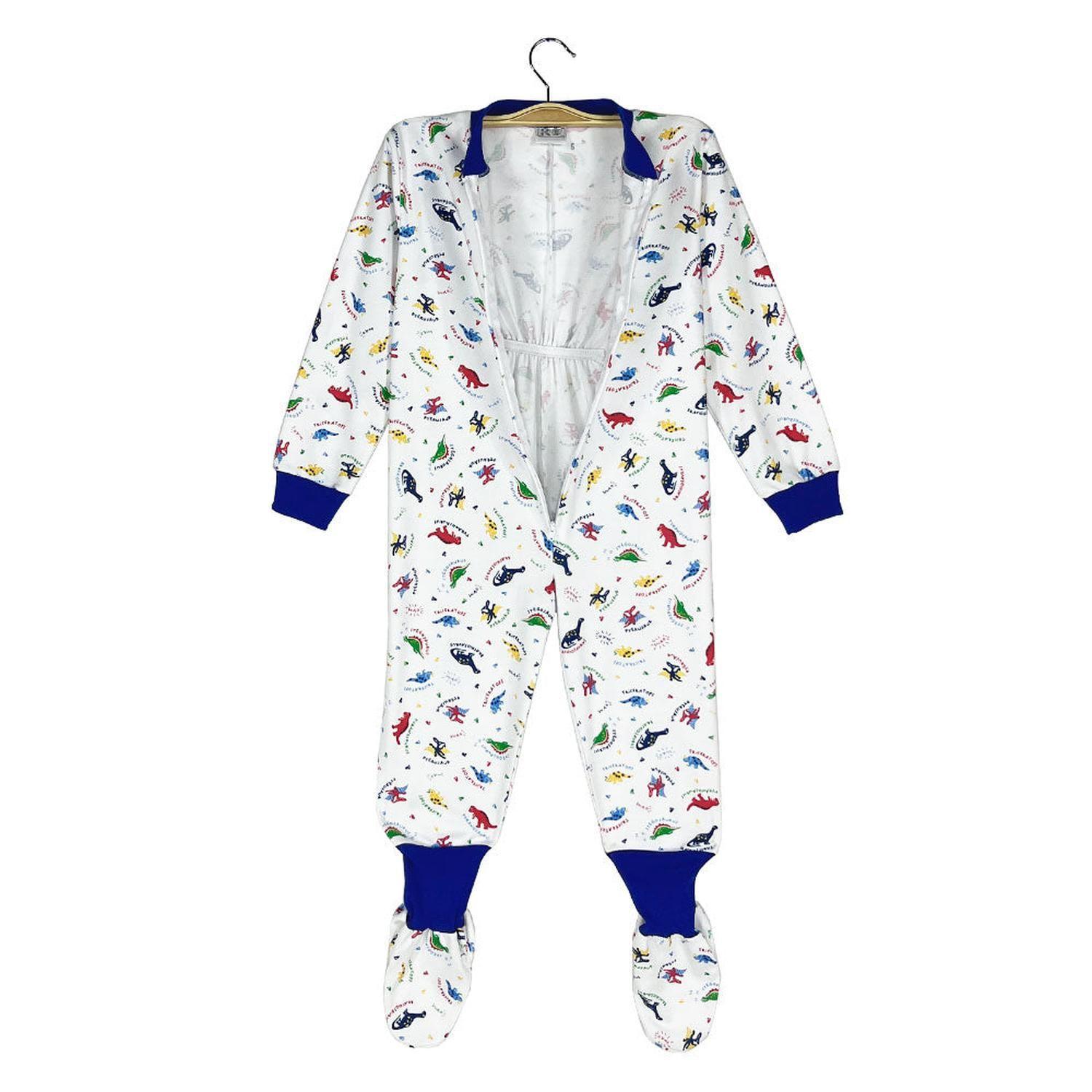 Pijama Enterito Infantil - Dinosaurios - Osito de Algodón-3
