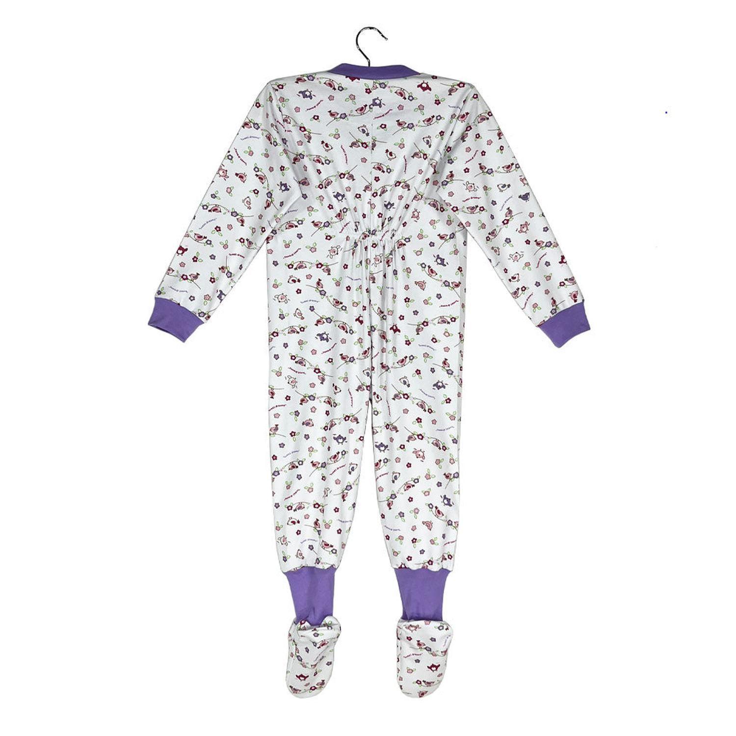 Pijama Enterito Infantil - Pajaritas - Osito de Algodón-2
