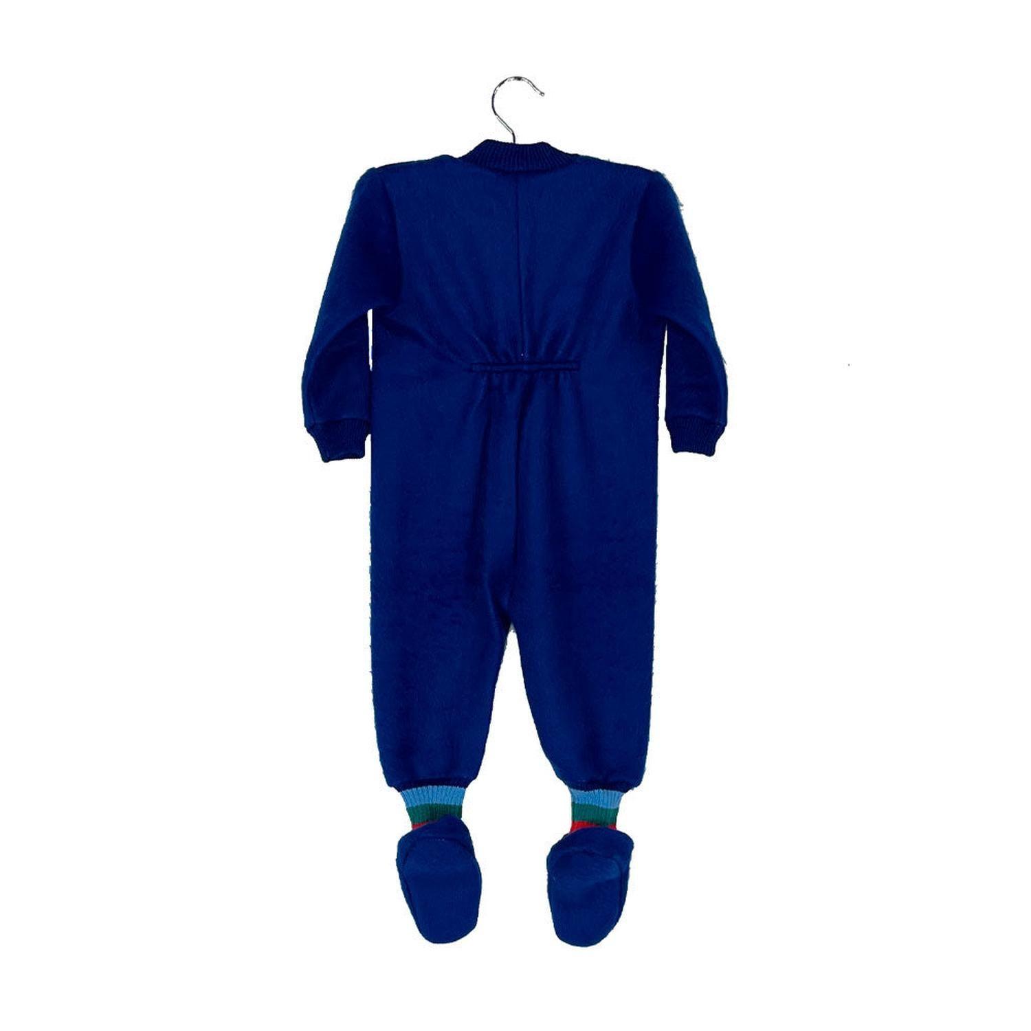 Pijama Bebé - Enterito Térmico - Azul Francia - (Tallas 0 a 2)-2